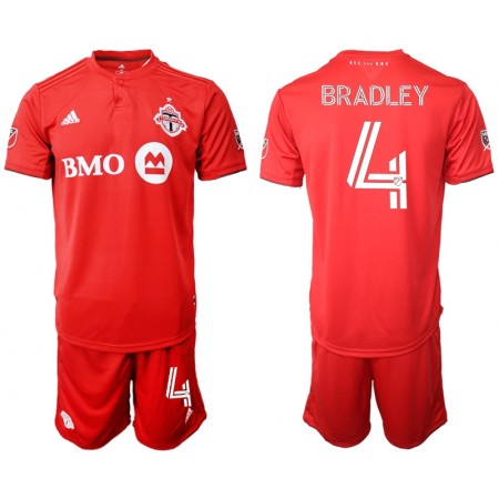 Fußballtrikots Toronto FC Bradley 4 Kinder 2020-2021 Kurzarm Heimtrikotsatz kaufen